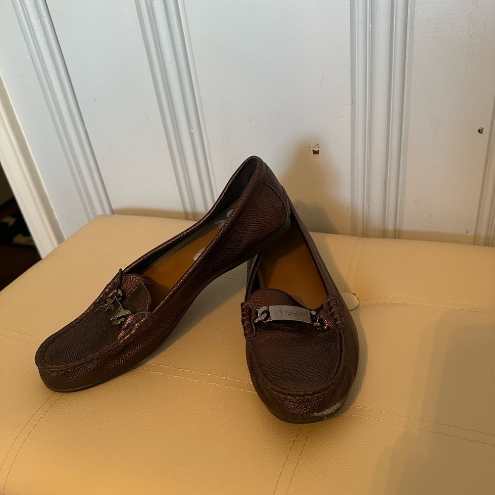 Coach metallic Loafers
